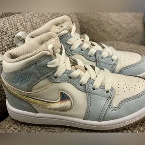 Nike Air Jordan Glitter Swoosh Mid Sneakers
